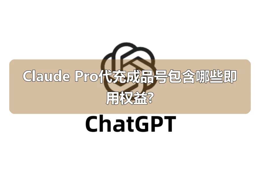 Claude Pro代充成品号包含哪些即用权益?